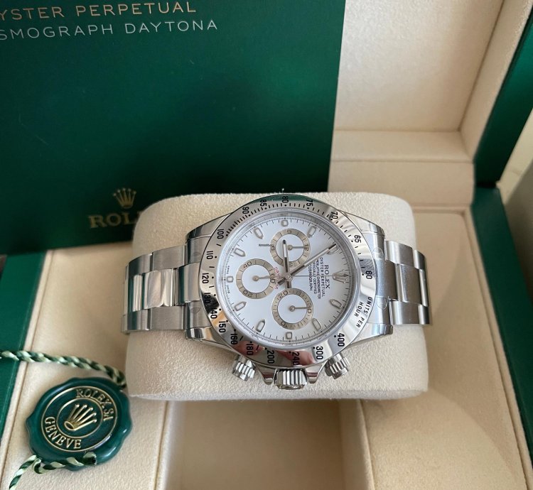 Rolex Daytona 116520aph White Nos 2016 Full Stickers