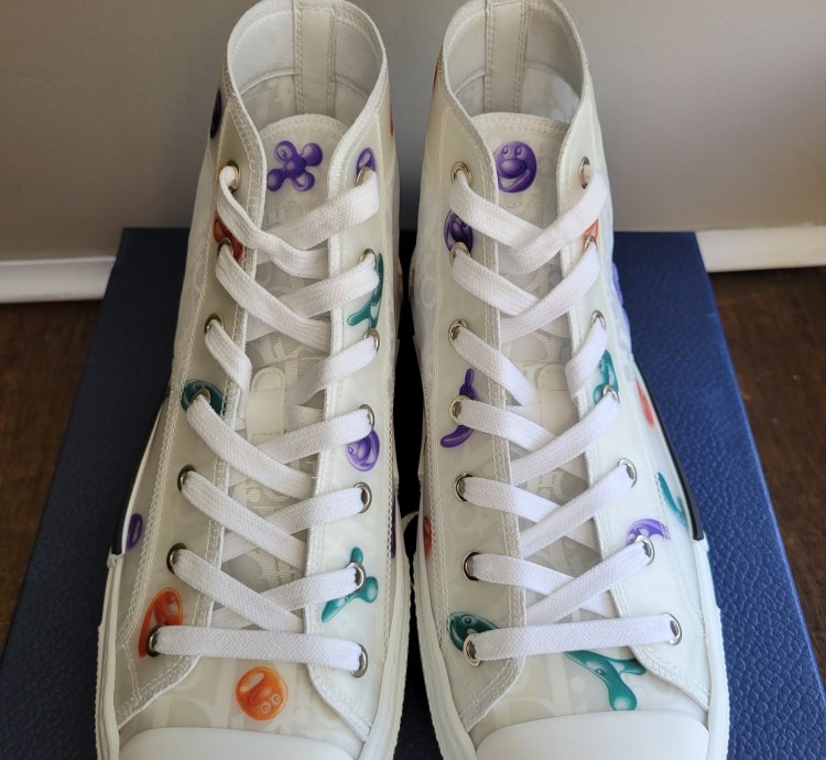 Dior Kenny Scharf B23 High Top Sneakers Size-7 Us 40 Eu