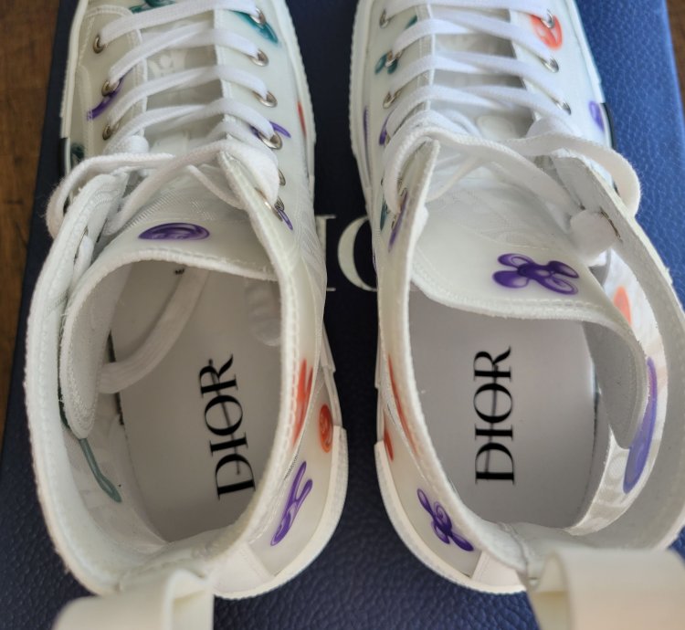 Dior Kenny Scharf B23 High Top Sneakers Size-7 Us 40 Eu