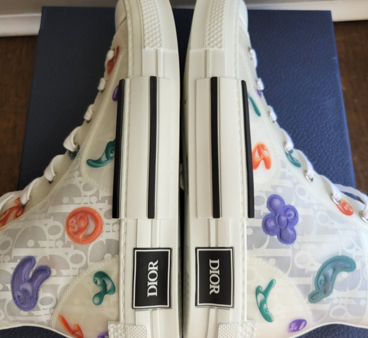 Dior Kenny Scharf B23 High Top Sneakers Size-7 Us 40 Eu