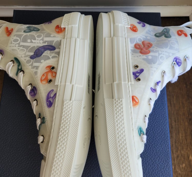 Dior Kenny Scharf B23 High Top Sneakers Size-7 Us 40 Eu