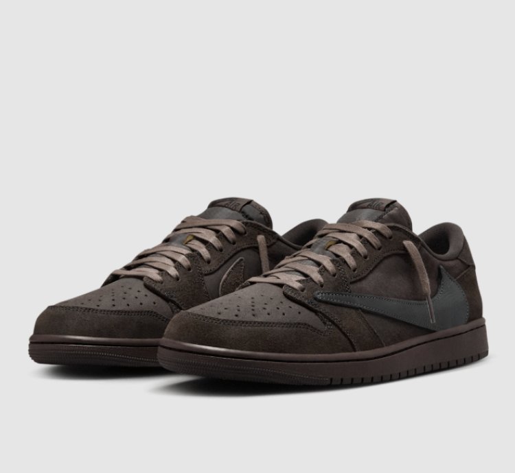 Travis Scott Nike Air Jordan 1 Low Velvet Brown