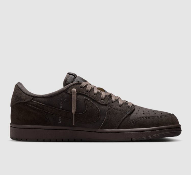 Travis Scott Nike Air Jordan 1 Low Velvet Brown