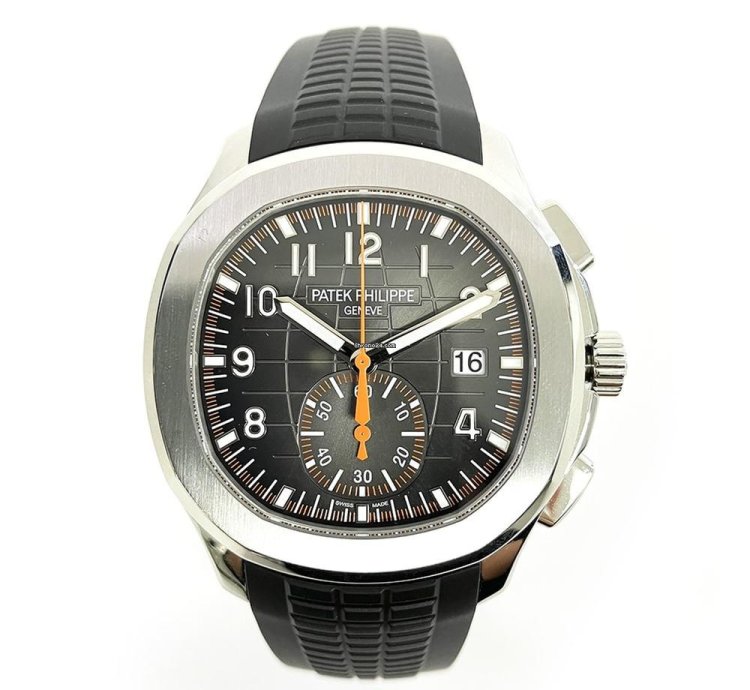 Patek Philippe Aquanaut 5968a-001 Aquanaut Chronograph 42 2mm Steel Case Mens Watch 2022