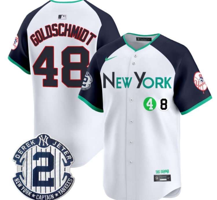 Paul Goldschmidt Jersey 48 New York Yankees City Connect Vapor Premier Limited Stitched Alternate