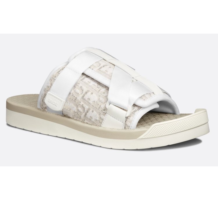 Dior Men Alpha Sandal Flat Slide Slip On 45 12
