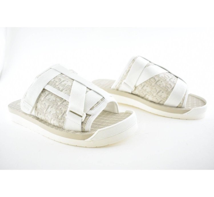 Dior Men Alpha Sandal Flat Slide Slip On 45 12
