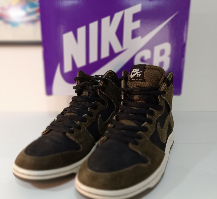 Nike Sb Dunk High Olive