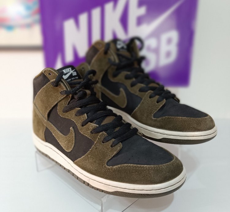 Nike Sb Dunk High Olive
