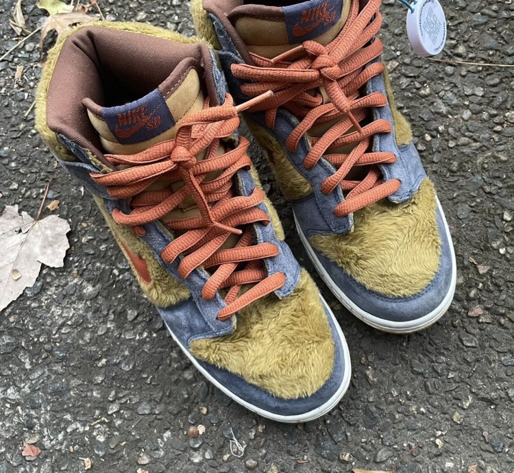 Nike Sb Dunk High Papa Bear Sz 9 2006