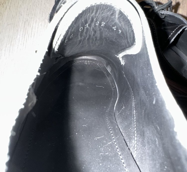 Dior Men Silver Leather Derby Shoes