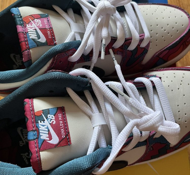 Us 9 5 Nike Sb Parra Abstract Dunk Low Pro Qs Horigome
