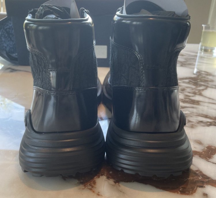 Dior Oblique Combat Boot Sneaker