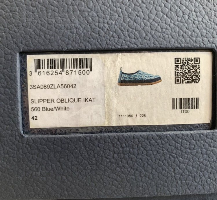 Dior Oblique Kasuri Snow Slip On Sneakers Sz 42