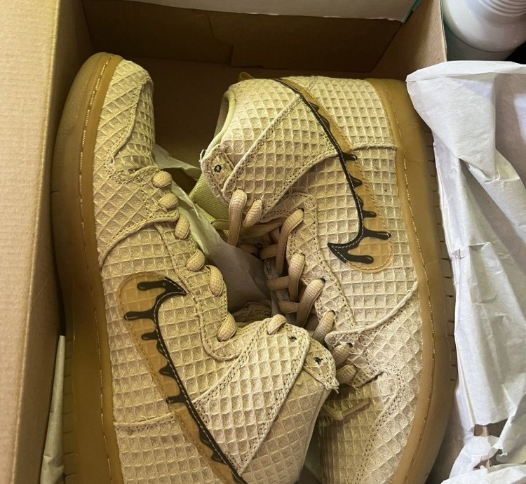 Nike Sb Dunk High Premium Hemp Waffle 2016 Chicken Waffles