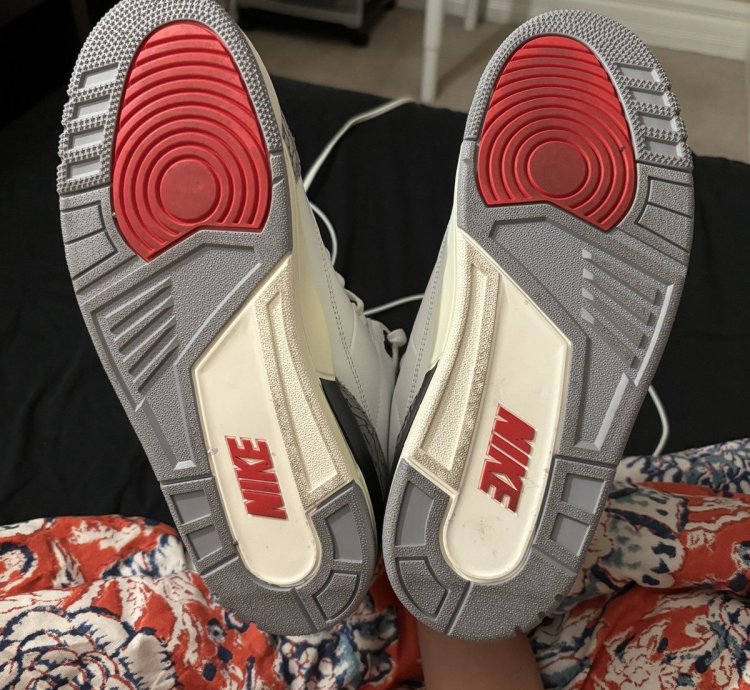 Worn Once Jordan 3 White Cement