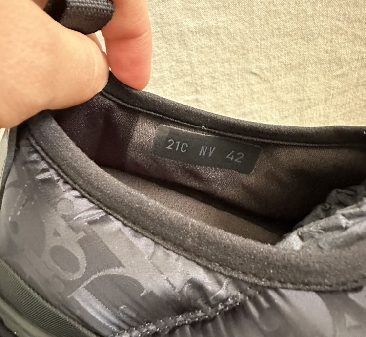 Dior Oblique Nylon Snow Slipper Slip On Puffer Shoe 42