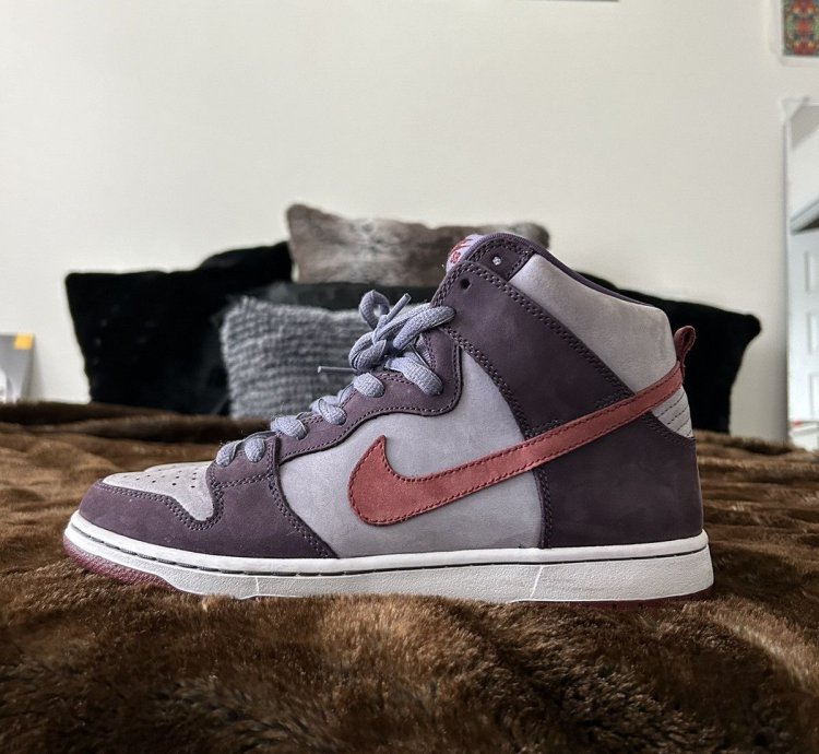 Nike Sb Dunk High Premium Plum Size 9 Vintage