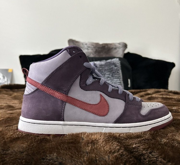 Nike Sb Dunk High Premium Plum Size 9 Vintage