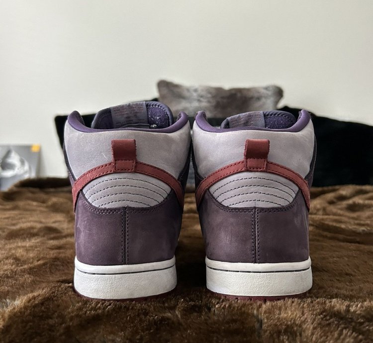 Nike Sb Dunk High Premium Plum Size 9 Vintage