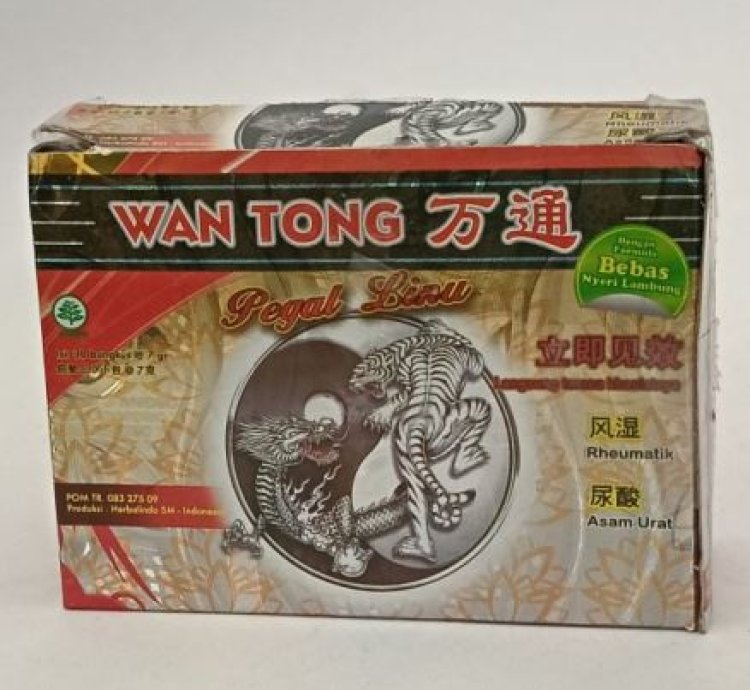 Wantong Original Herbal Capsule For Muscle Pain Body Stamina 50 Box