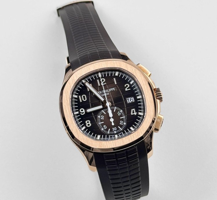 Patek Philippe Aquanaut 5968r-001 Chronograph Rose Gold Brown Dial 2023