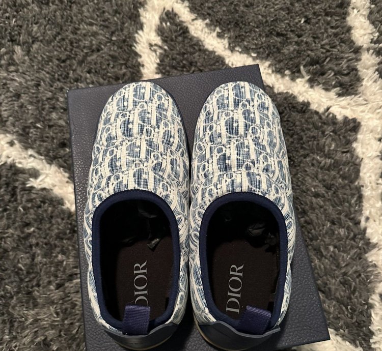 Dior Puffer Slipper Snow Slippers Size 10 Men
