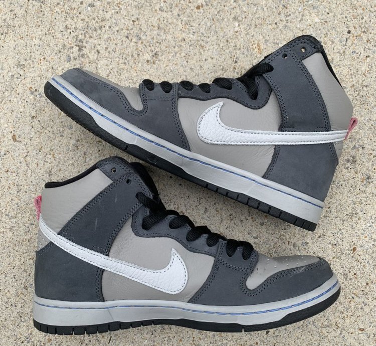 Nike Sb Dunk High Pro Medium Grey Pink