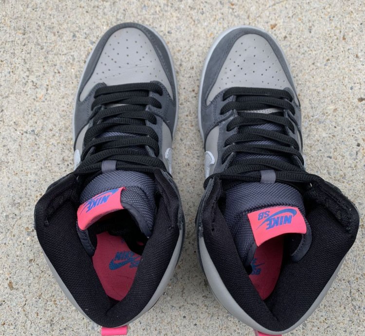 Nike Sb Dunk High Pro Medium Grey Pink