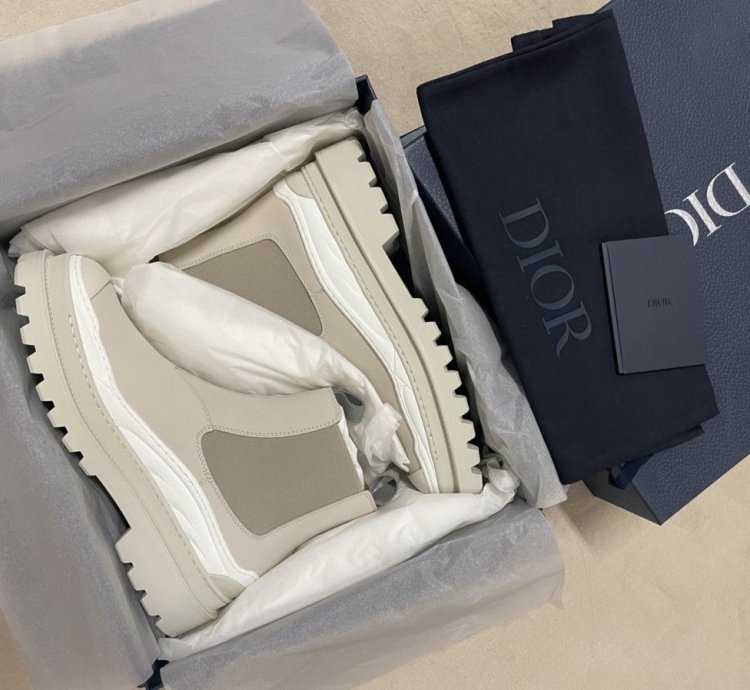 Dior Sacai Chelsea Boots Sz 44 5 Bnib