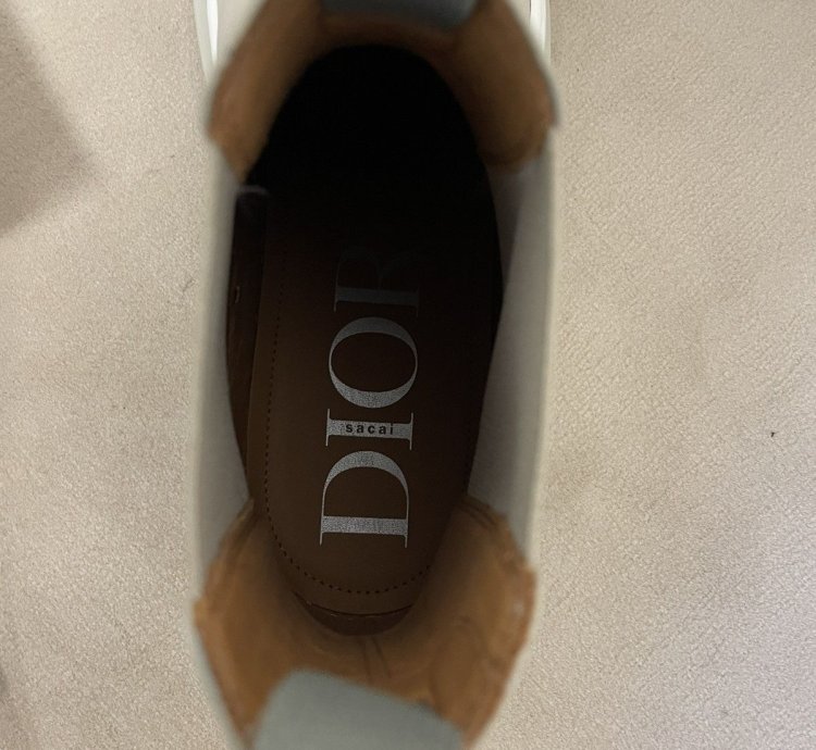Dior Sacai Chelsea Boots Sz 44 5 Bnib