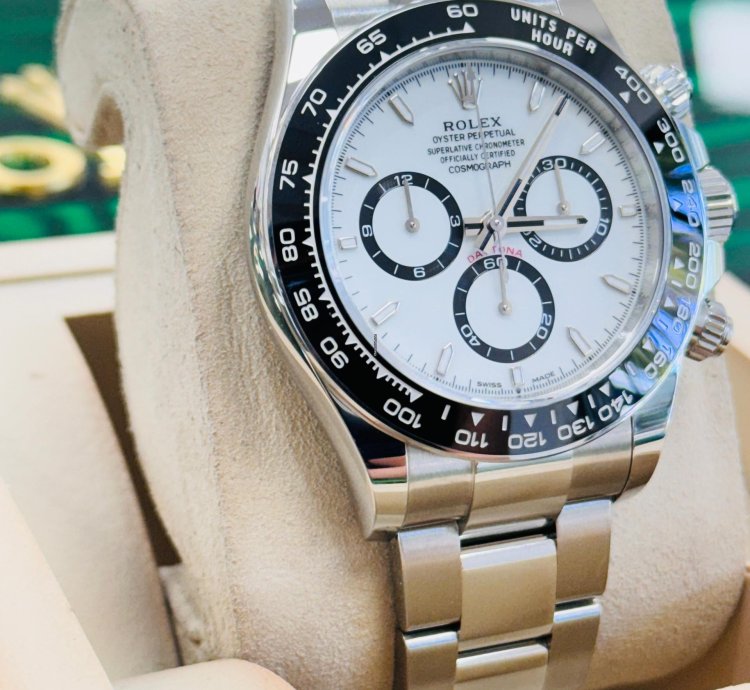 Rolex Daytona 126500ln 40mm Stainless Steel Panda Dial Box Papers Unworn