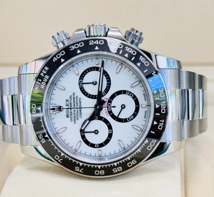 Rolex Daytona 126500ln 40mm Stainless Steel Panda Dial Box Papers Unworn