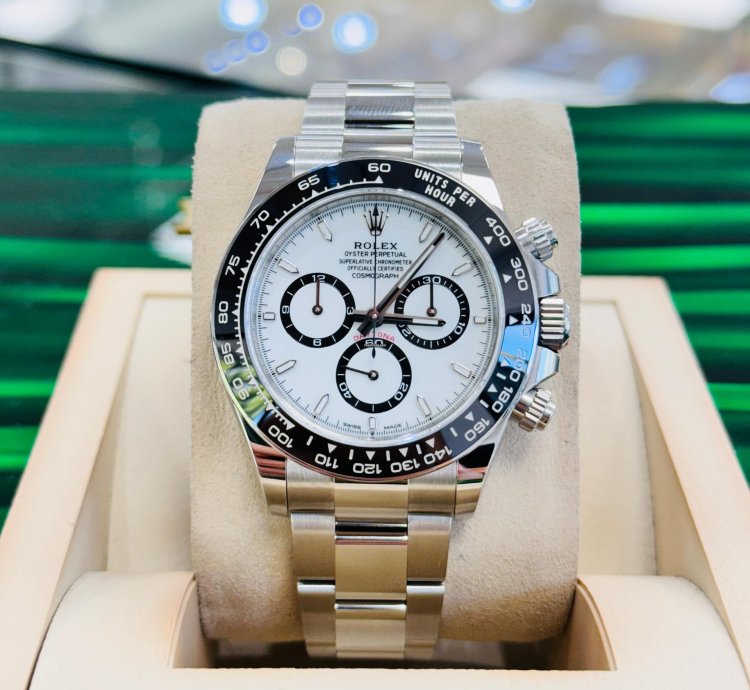Rolex Daytona 126500ln 40mm Stainless Steel Panda Dial Box Papers Unworn