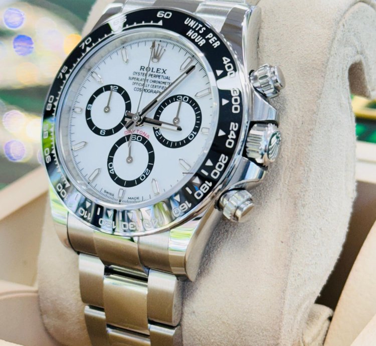 Rolex Daytona 126500ln 40mm Stainless Steel Panda Dial Box Papers Unworn