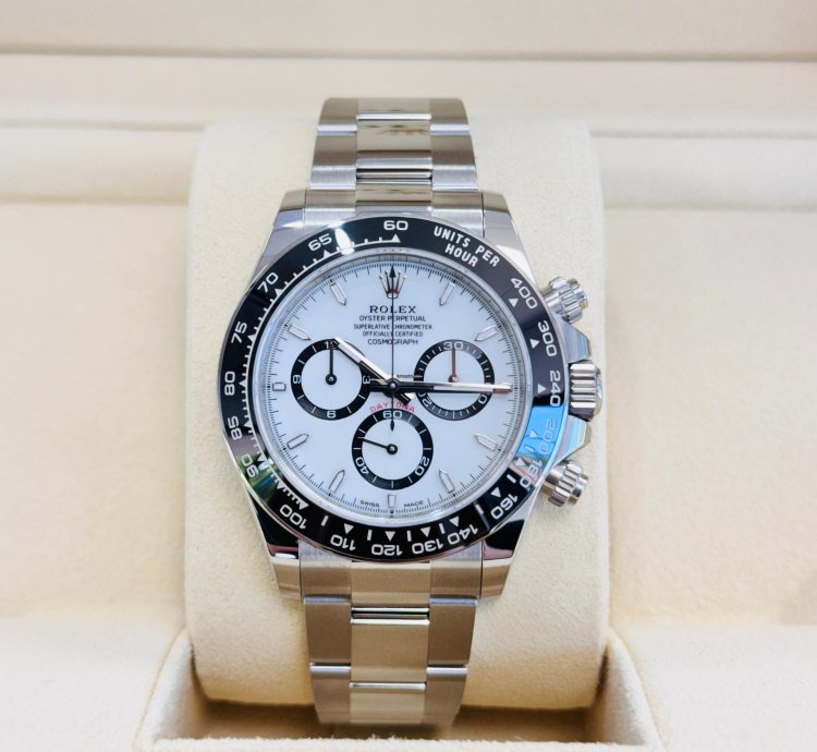 Rolex Daytona 126500ln 40mm Stainless Steel Panda Dial Box Papers Unworn