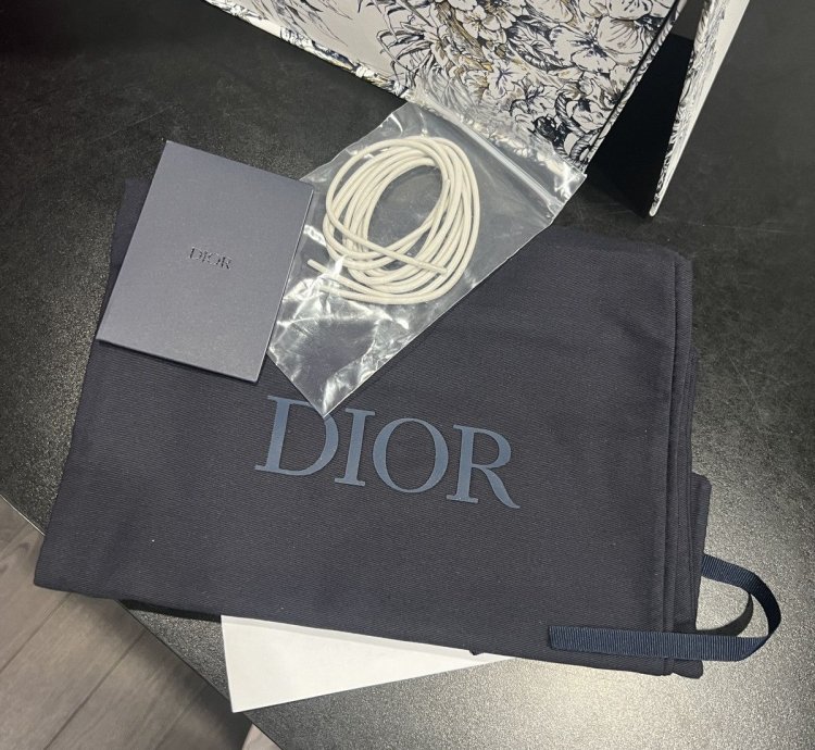 Dior Sacai Cream Derby Shoes