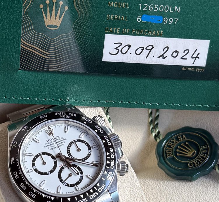 Rolex Daytona 126500ln 80 Original-verklebt -