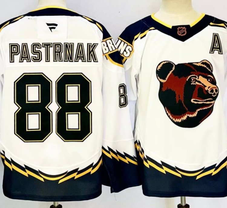 Mens Boston Bruins 88 David Pastrnak Jersey Stitched