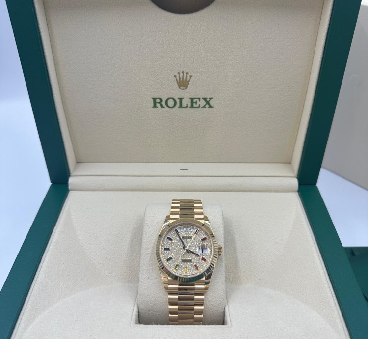 Rolex Day-date 36 128238 Rainbow