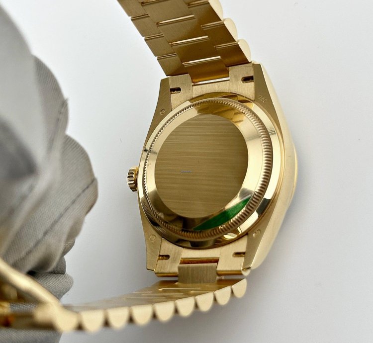 Rolex Day-date 36 128238 Yellow Gold Green Diamond Dial 2024