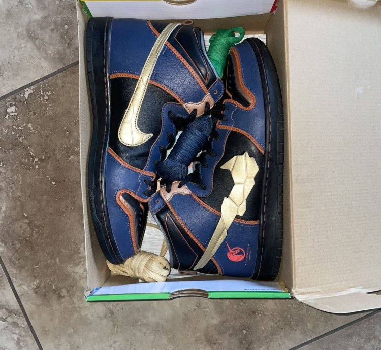 Nike Sb Dunk High Rx-0 Unicorn Gundam 02 Banshee Size 11 5