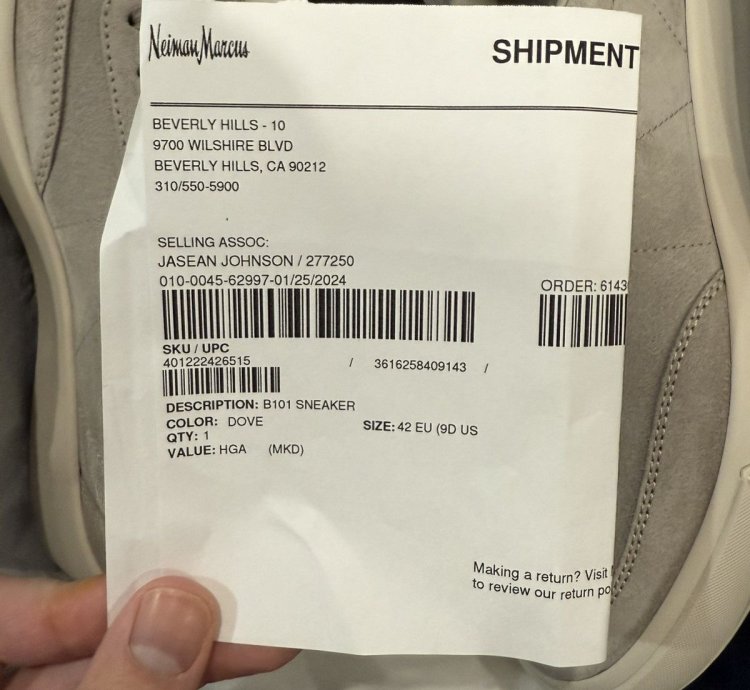 Dior Sneaker - B101 Smooth Cal