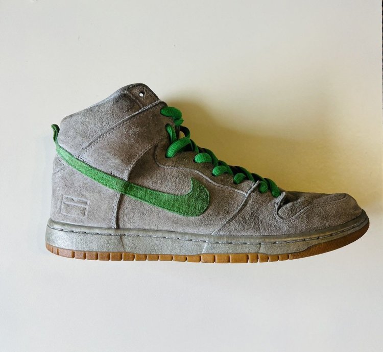 Nike Sb Dunk High Silver Box