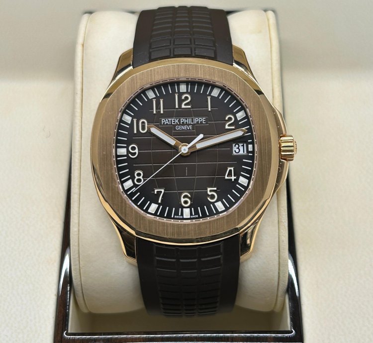 Patek Philippe Aquanaut Brown Dial - 18kt Rose Gold - Like New - Never Polished - Ref 5167r-001 - 2015
