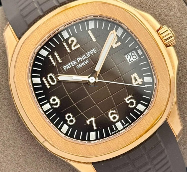 Patek Philippe Aquanaut Brown Dial Rose Gold