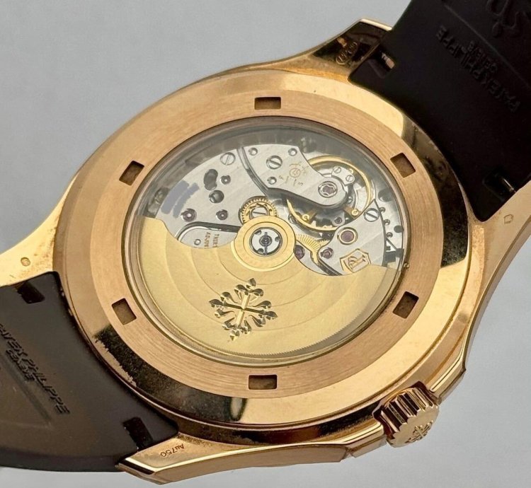 Patek Philippe Aquanaut Brown Dial Rose Gold