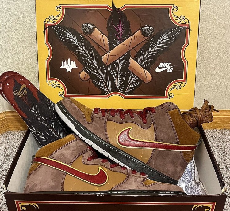 Nike Sb Dunk High Spot Cigar City Special Box