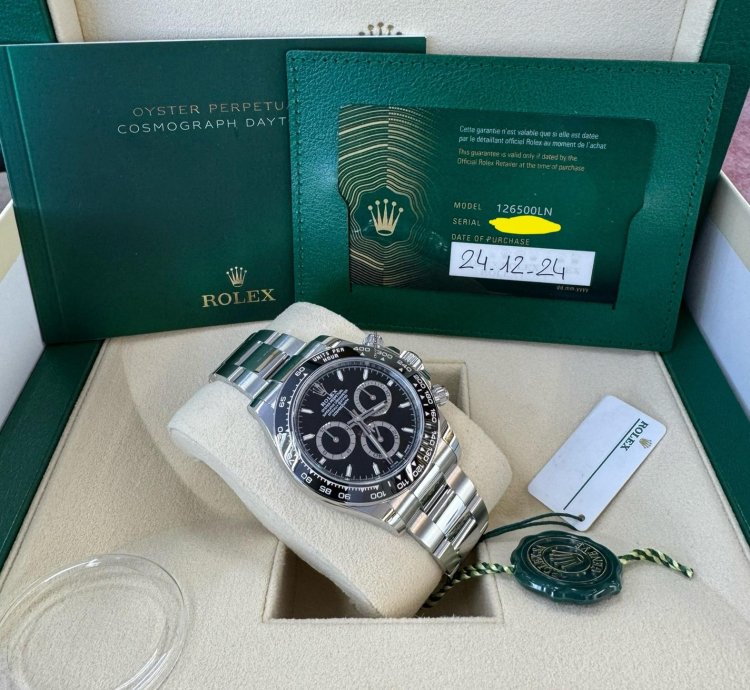 Rolex Daytona 126500ln Black Dial 2024
