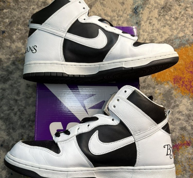 Nike Sb Dunk High Supreme Stormtrooper Black Size 12